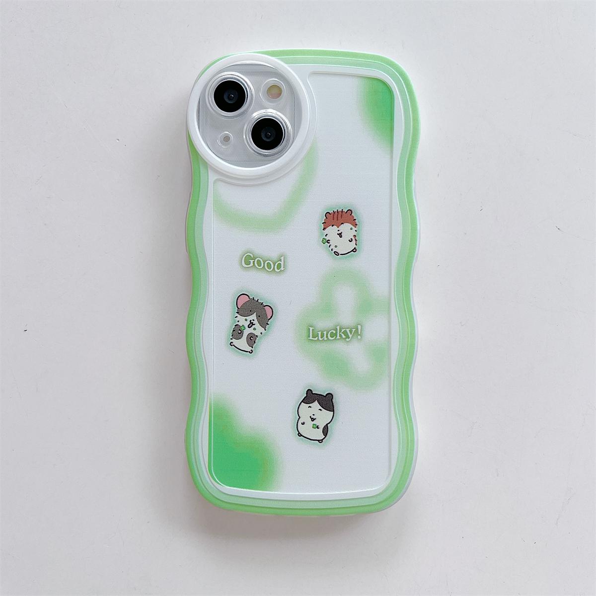 

Модный мягкий чехол из ТПУ с рисунком маленьких животных, модный чехол для телефона для iPhone, Samsung Vivo, Xiaomi Oppo Xiaomi Redmi 13C (4G) зелёный