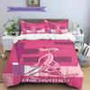 Pink Panther Pattern Bedding Quilt Set Quilt Cover Pillowcase Home Decoration Birthday Gift (1 * duvet cover + 2 * pillowcase, without core)