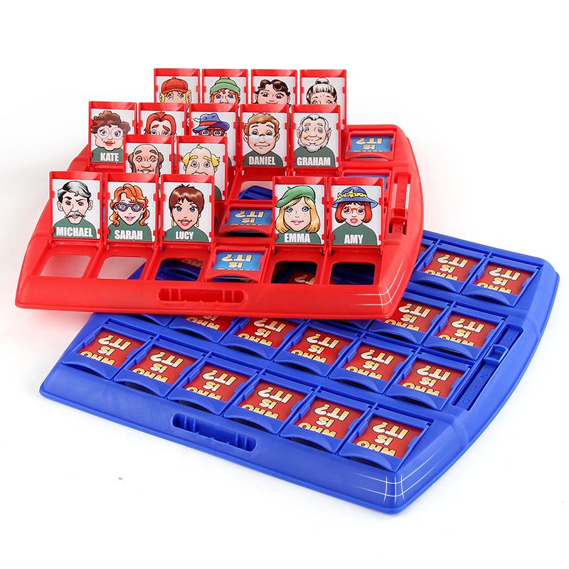 Who Am I? Guessing Game Family Interactive Board Game with Character Cards for Kids' Logical Thinking Educational Toy