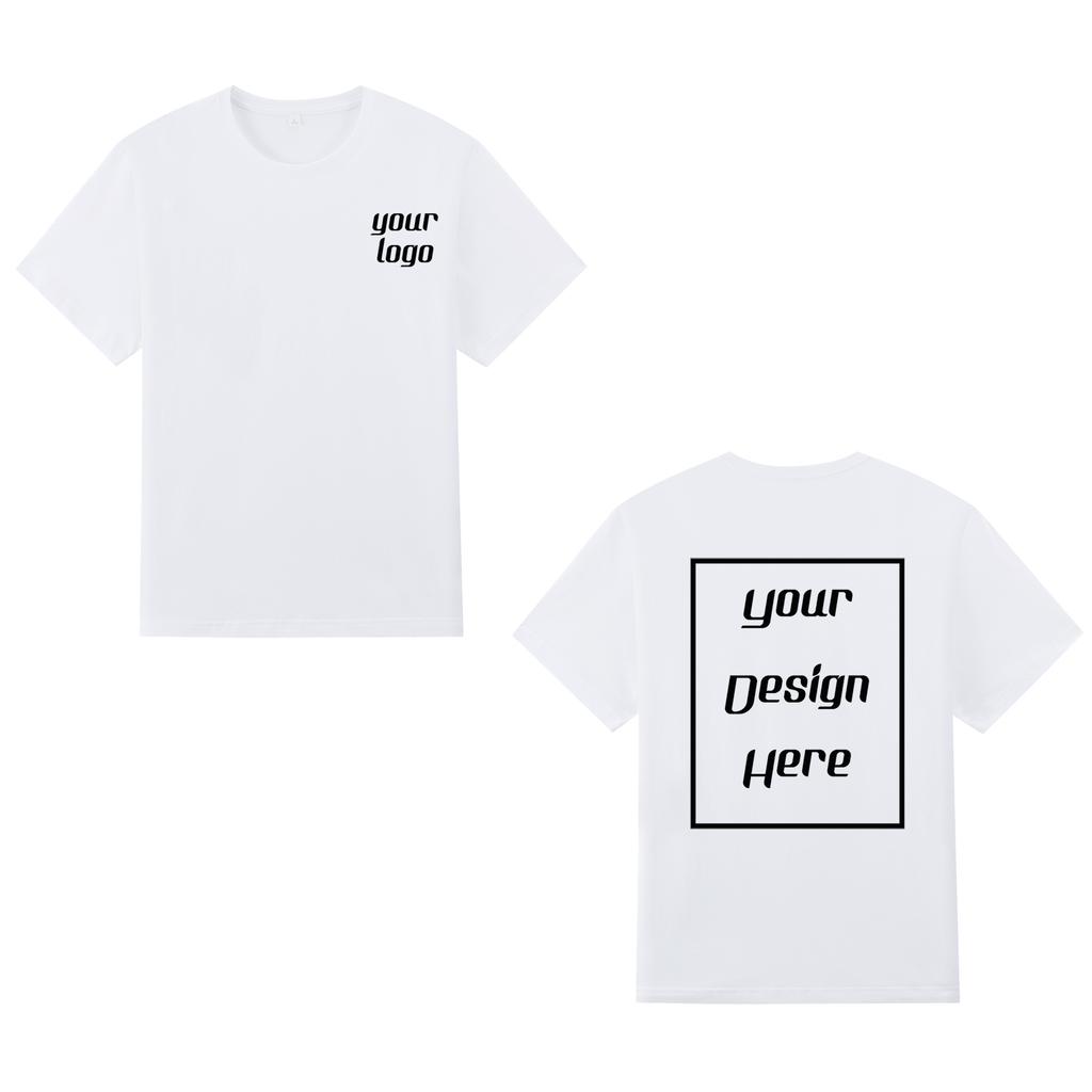 Streetwear Tilpasset Mønstertrykk T-skjorte Harajuku Casual O-hals Topp Korte Ermer Unisex 100% Bomull Gruppe T-skjorte