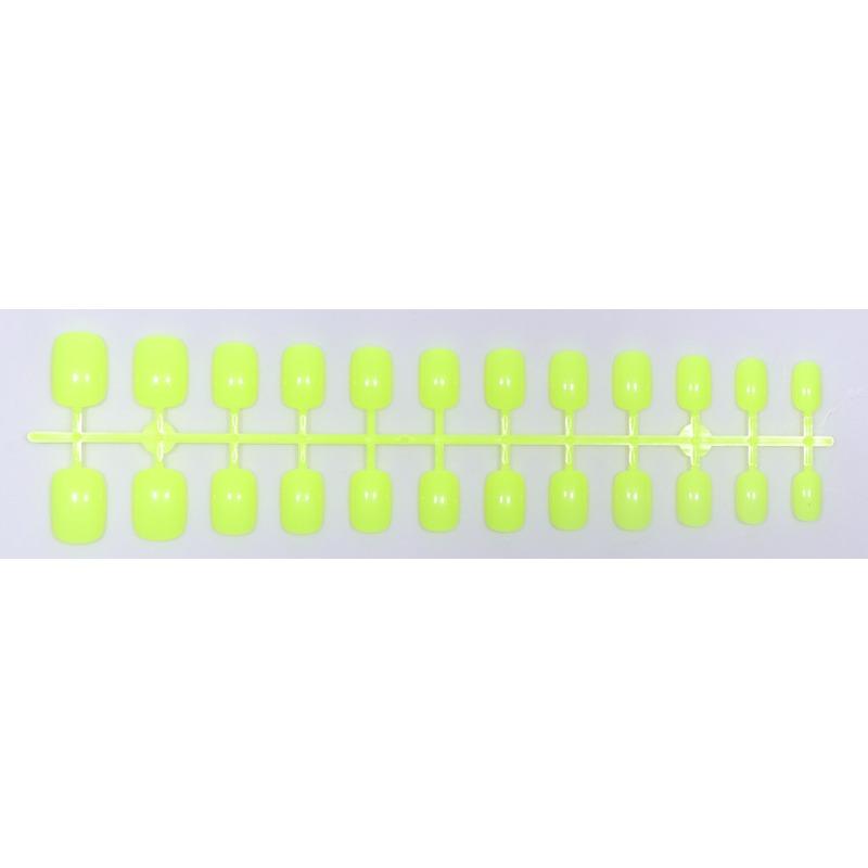 Kurzer runder Kopf Kleine Kinder Falsche Nägel Niedlicher und kleiner Nailart-Patch Ohne Versiegelungsstreifen Nagelstück Falscher Nagel Fertigprodukt
