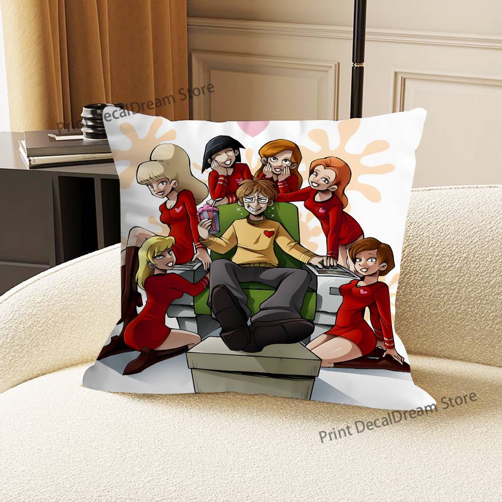 The E-Eltingville C-Club Cushion For Bedroom Car Coffee Shop Room and Living Room Sofa Decorative Pillow Cover Case