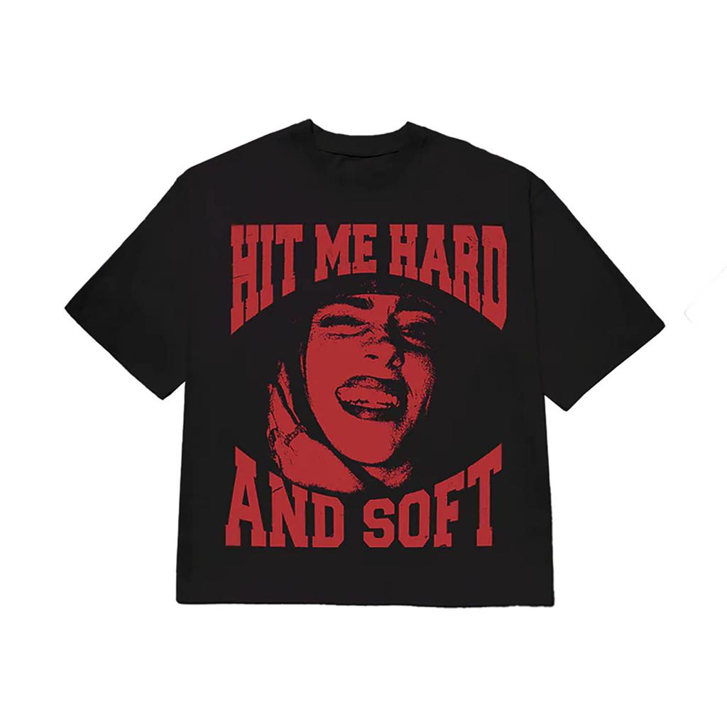 Billie Eilish American Singer Rock American Casual High Street Unisexs and Womens Summer Fashion Tshirt Short Sleeve Tops