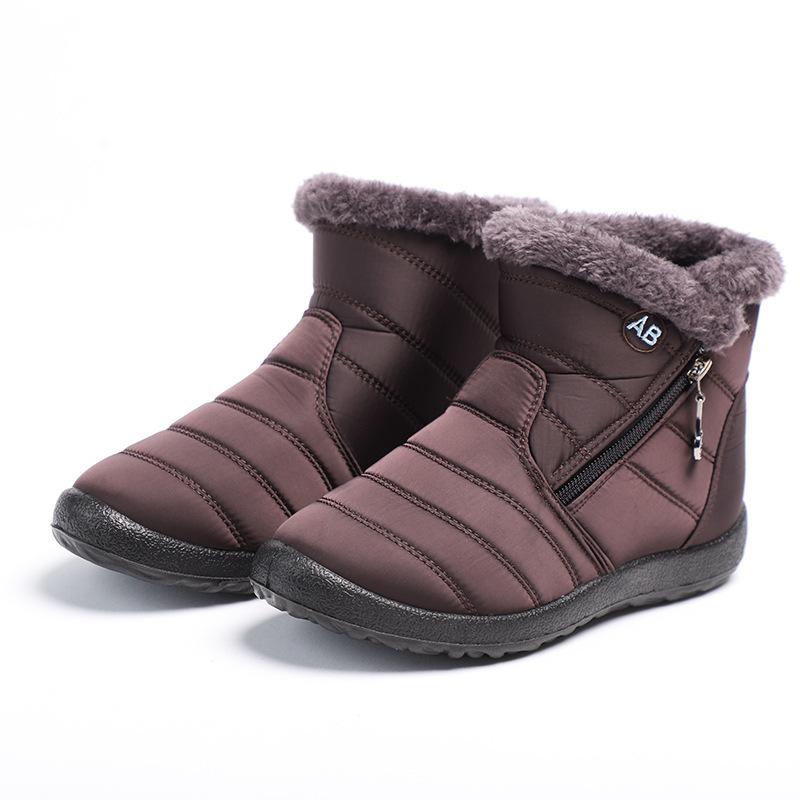 Women's Comfortable Winter Boots with Plush, Soft Soles for Outdoor Warmth, Suitable for All Seasons
