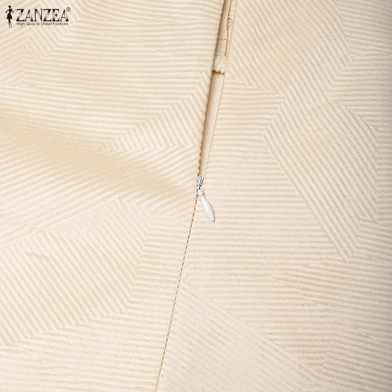 ZANZEA Women Elegant Casual Round Neck Loose Sleeveless Long Jumpsuits