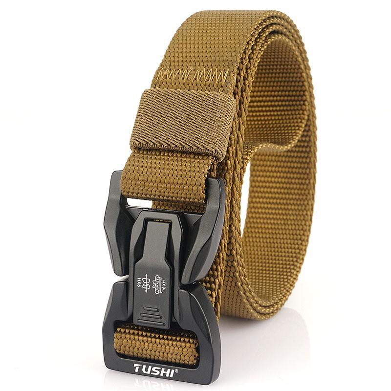 

Alloy Buckle Training Nylon Belt Outdoor All-match Tooling Quick-release Men s 125cm