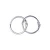DIY Albums Metal Ring Binder Hinged Rings Keychain Loose-leaf Book Hoops Circle Book Binder