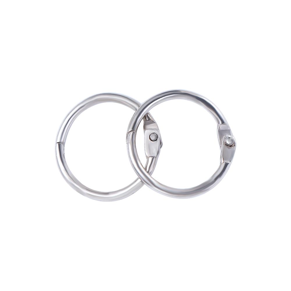 DIY Albums Metal Ring Binder Hinged Rings Keychain Loose-leaf Book Hoops Circle Book Binder