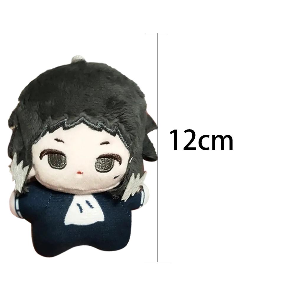 BSD Anime plyšové panenky Dazai Osamu Plyšová panenka Nakahara Chuuya hračka Akutagawa Ryunosuke Panenka Sbírka Ozdoba Dárek k narozeninám 12 cm