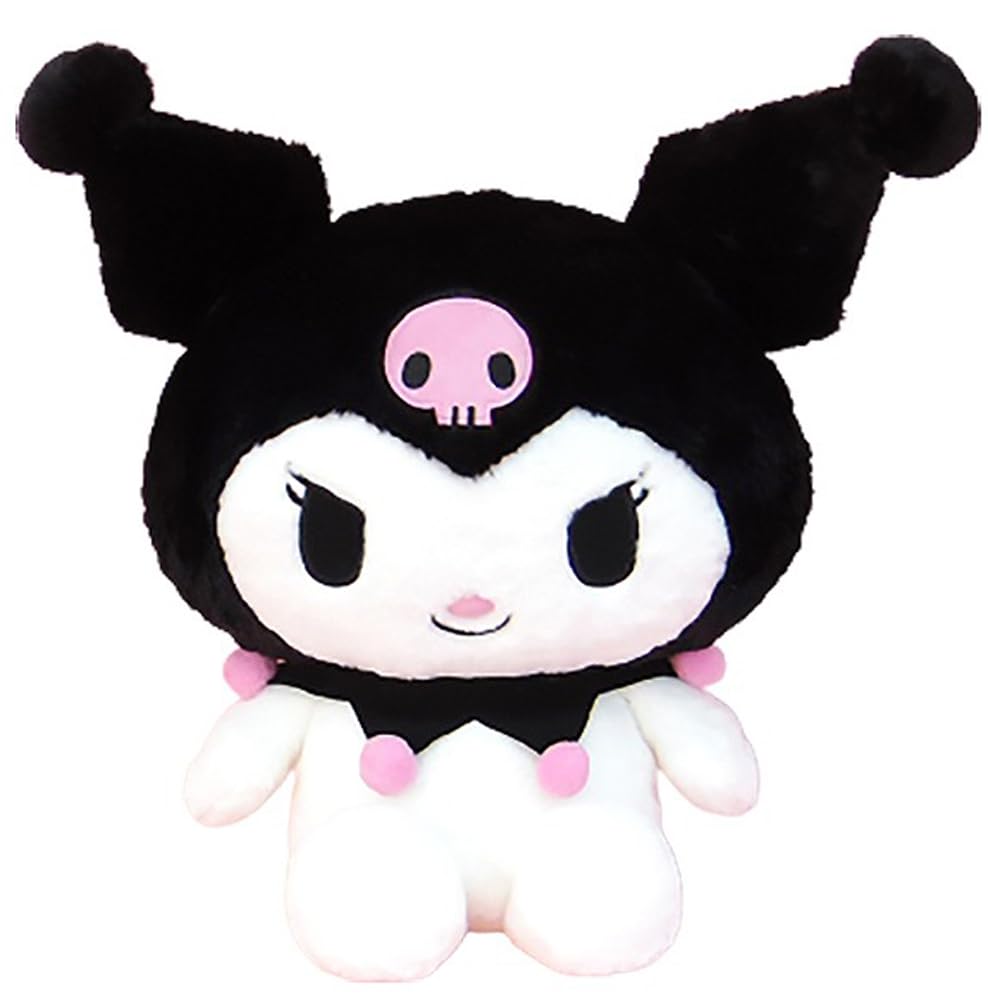 Nakajima Corporation Sanrio Furry Plush Toy Kuromi, Large, 159052-21
