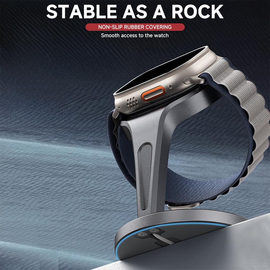 Charger Dock Station Charging Holder for Apple Watch Ultra 1 2/10/9/SE/8/7/6/5/4/3/2/1  Aluminum Bracket  for Iwatch Series