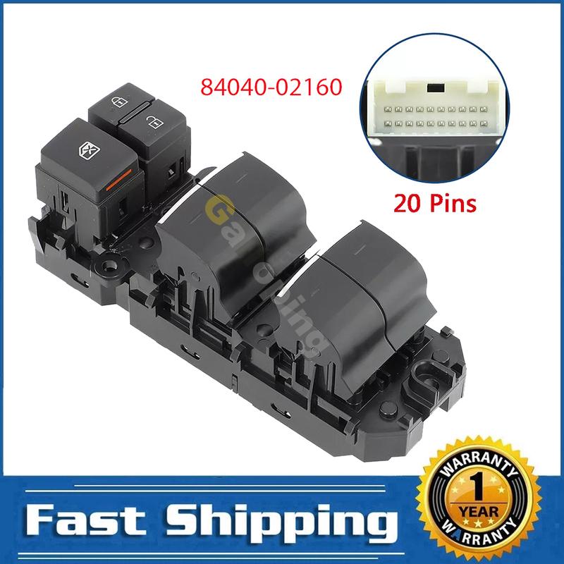 For Toyota C-HR 2018 Electric Power Master Window Switch Control Regulator Button 84040-02160 Car Parts