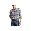 Polo Ralph Lauren Color Block Plaid Button-Down Long Sleeve Shirt Men Shirts Multicolor 710937880-001