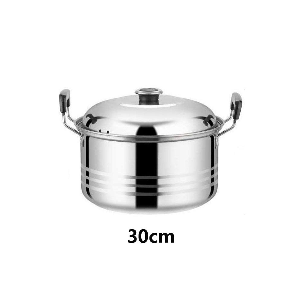 

16-30 см нержавеющая сталь кастрюля углубить кухонный гаджет прочный двойной горшок для супа тушеная курица