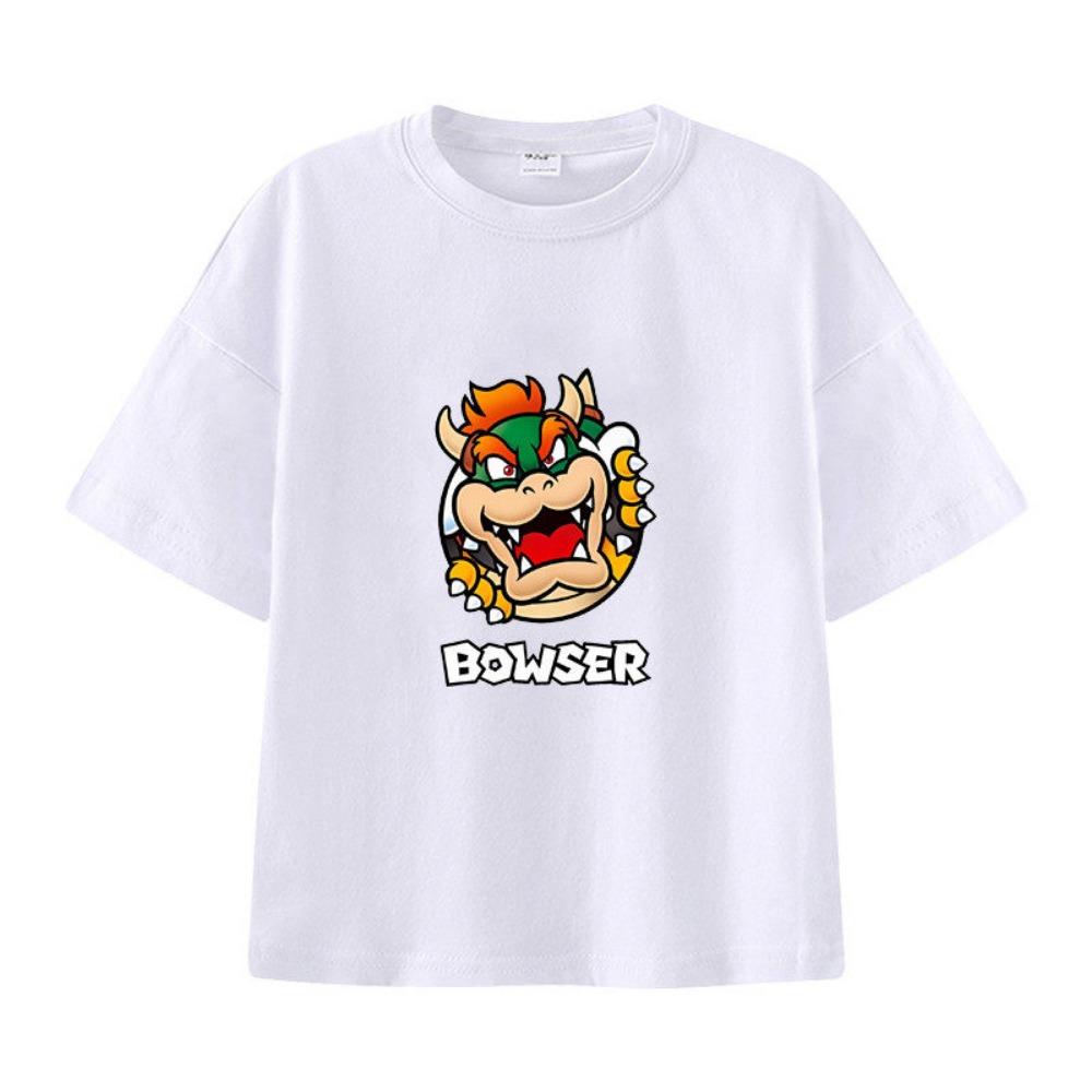 Super Mario Bros. Short-Sleeved T-Shirt Game Accessories for Boys And Girls Suitable for Students