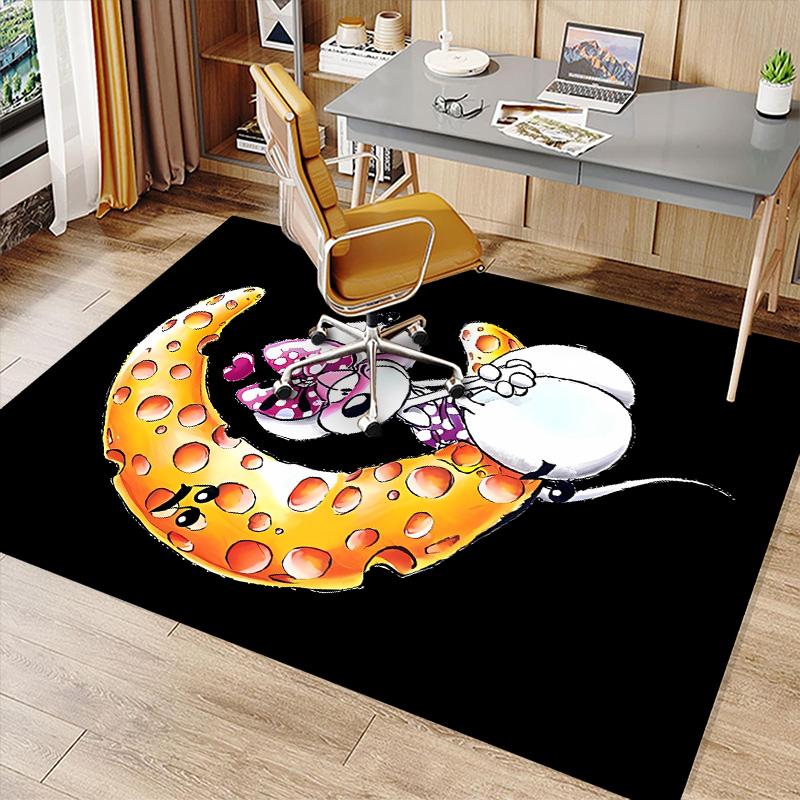 Cartoon Diddl Diddlina Printed Absorbent Washable Carpet, Non-Slip Bathroom Mats, Kitchen Rugs, Yoga Mat,Living Room Entrance, Camping Picnic Rugs