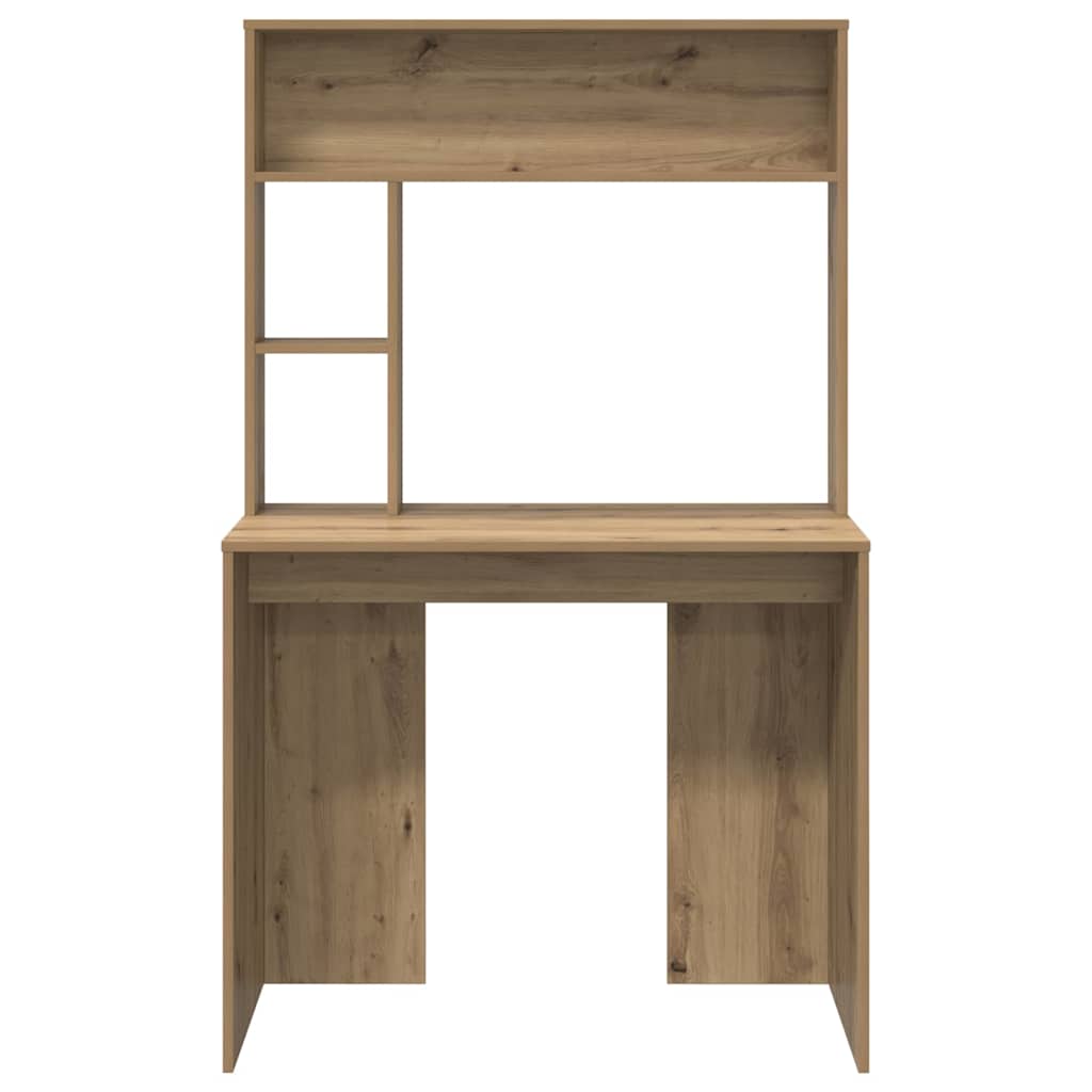 Artisan Oak Desk 91 x 50 x 149 cm Engineered Wood