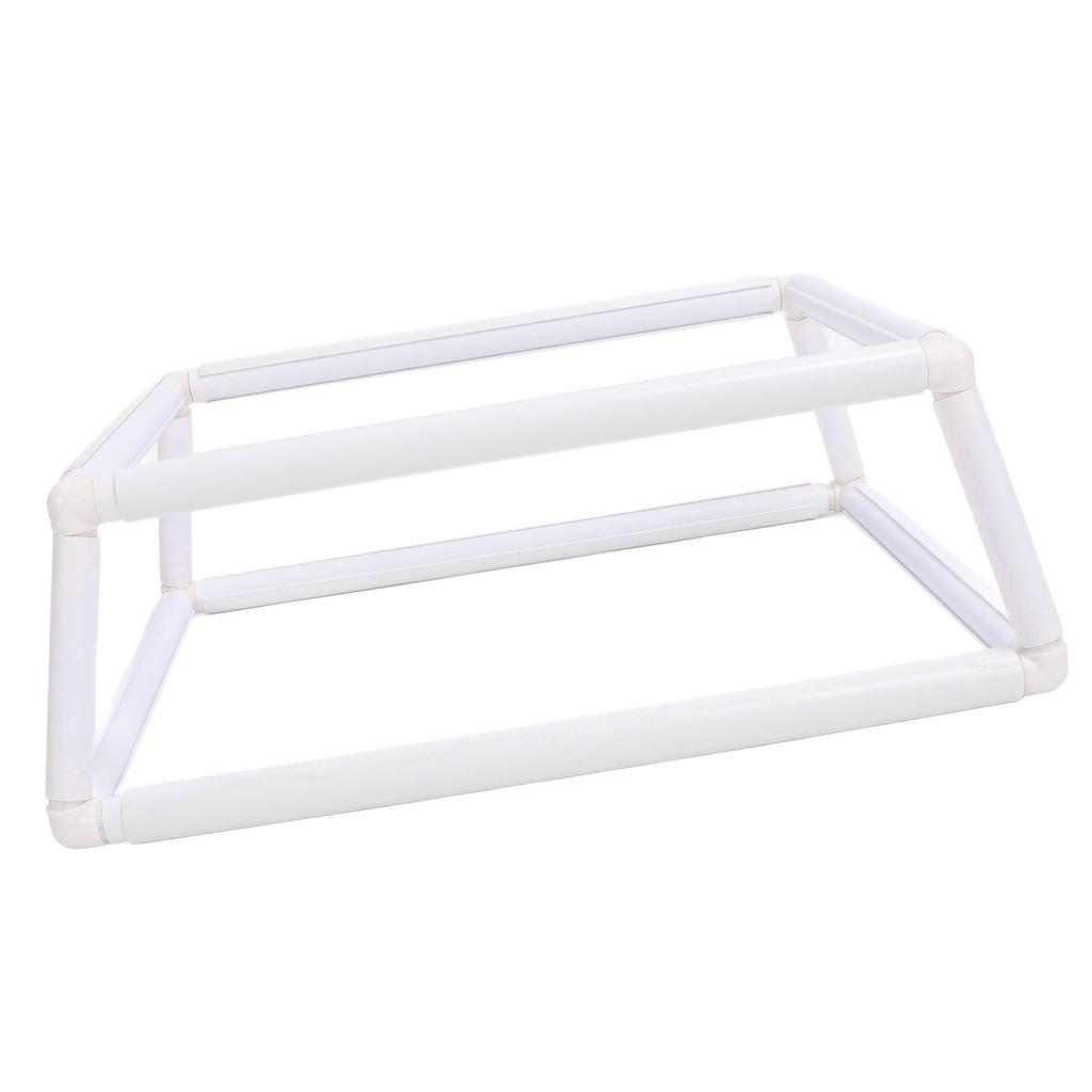 Embroidery Frame Holder Double Layer Clip On   Stitch Hoop Plastic Handheld Frame Rack for Needlework