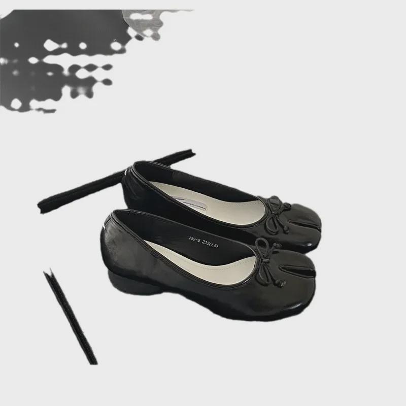"Scarpe Trotter Comode con Dita Separate 2024 per Donna - Tacchi Spessi, Chic Casual"