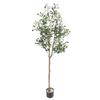 Artificial Tree Tall ABS PU Simulated Olive Tree for Swimming Pool Party Seaside Courtyard Interior Decoration 150cm
