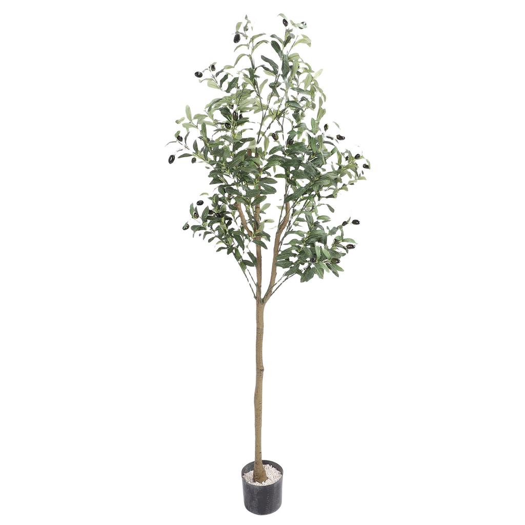 Artificial Tree Tall ABS PU Simulated Olive Tree for Swimming Pool Party Seaside Courtyard Interior Decoration 150cm