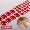 Gel Toenail Strips with File Easy Apply Remove No LED Lamp Needed Adhesive Nail Sticker Home Manicure DIY Toe Nail Polish Wrap