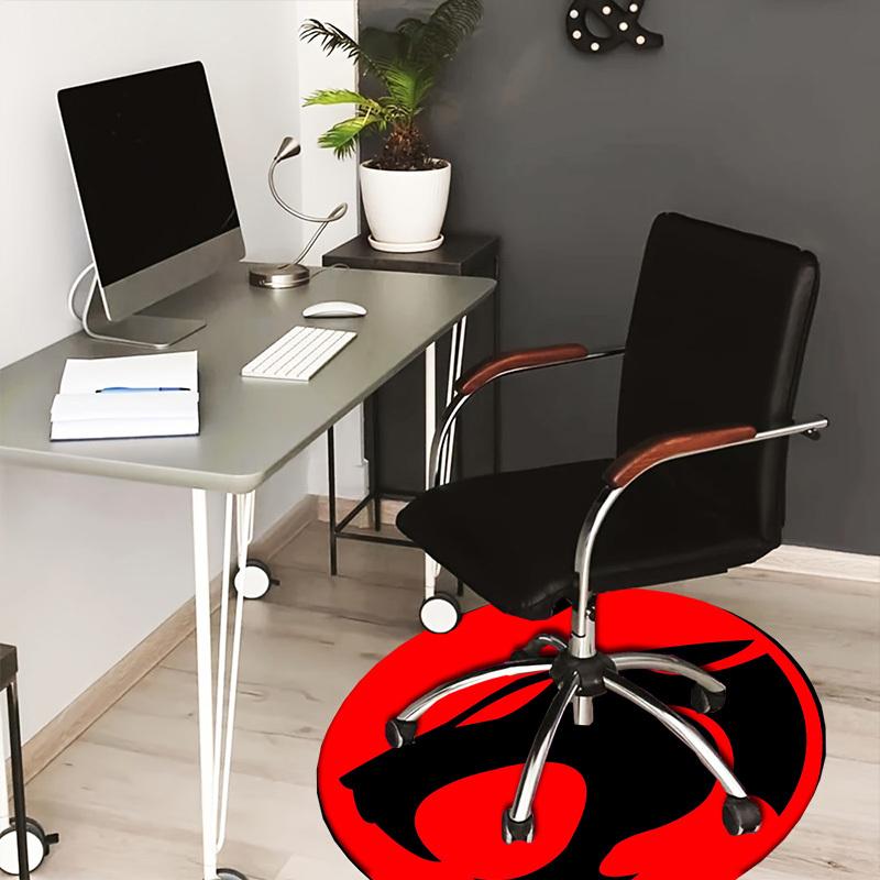 

1pc Thundercats Logo Round carpet, Made of Polyester,Perfect for Decorating Office Chairs, Living Rooms,fplt205 80cm by 80cm