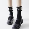 2 Pairs Lace Lolita Socks High Tube Thigh Knee Socks Female Long Tube Bowknot  Lace Japanese Style Ultra-thin Stockings