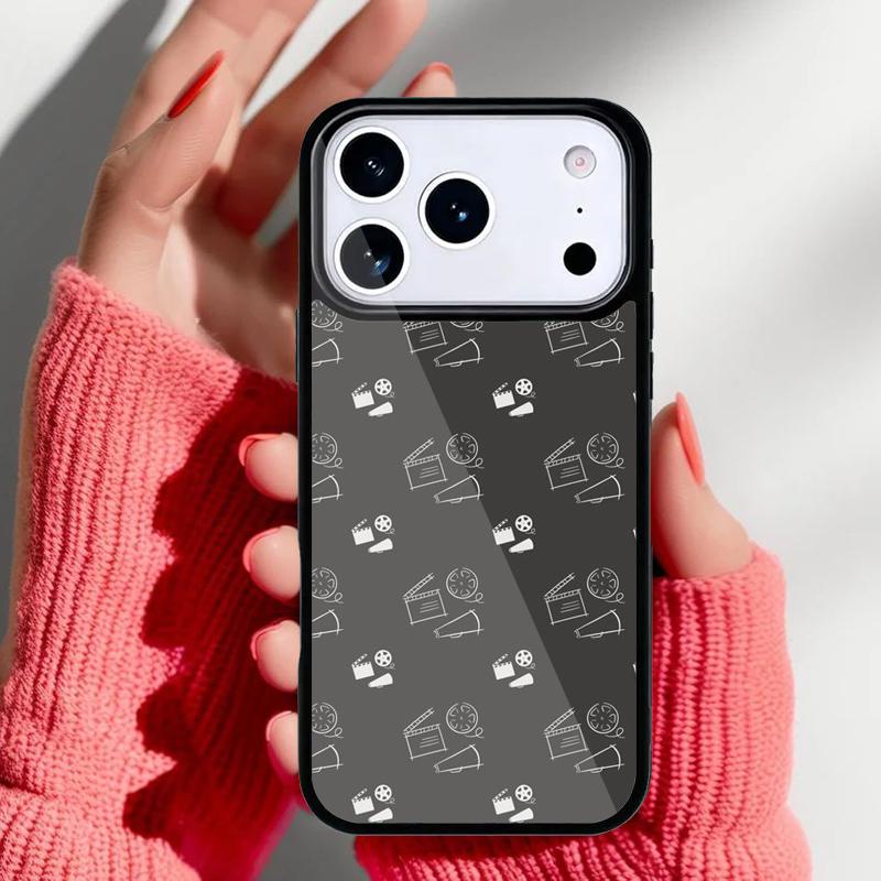 Film Movie Clapper Board Phone Case for iPhone 17 16 15 14 13 Pro Max Back Cover for 12 11 Pro Coque