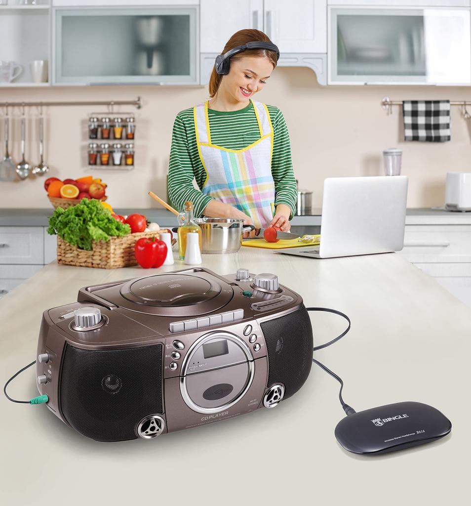 Kiyoraka Cordless Headphones "Easy Listening" HP-001