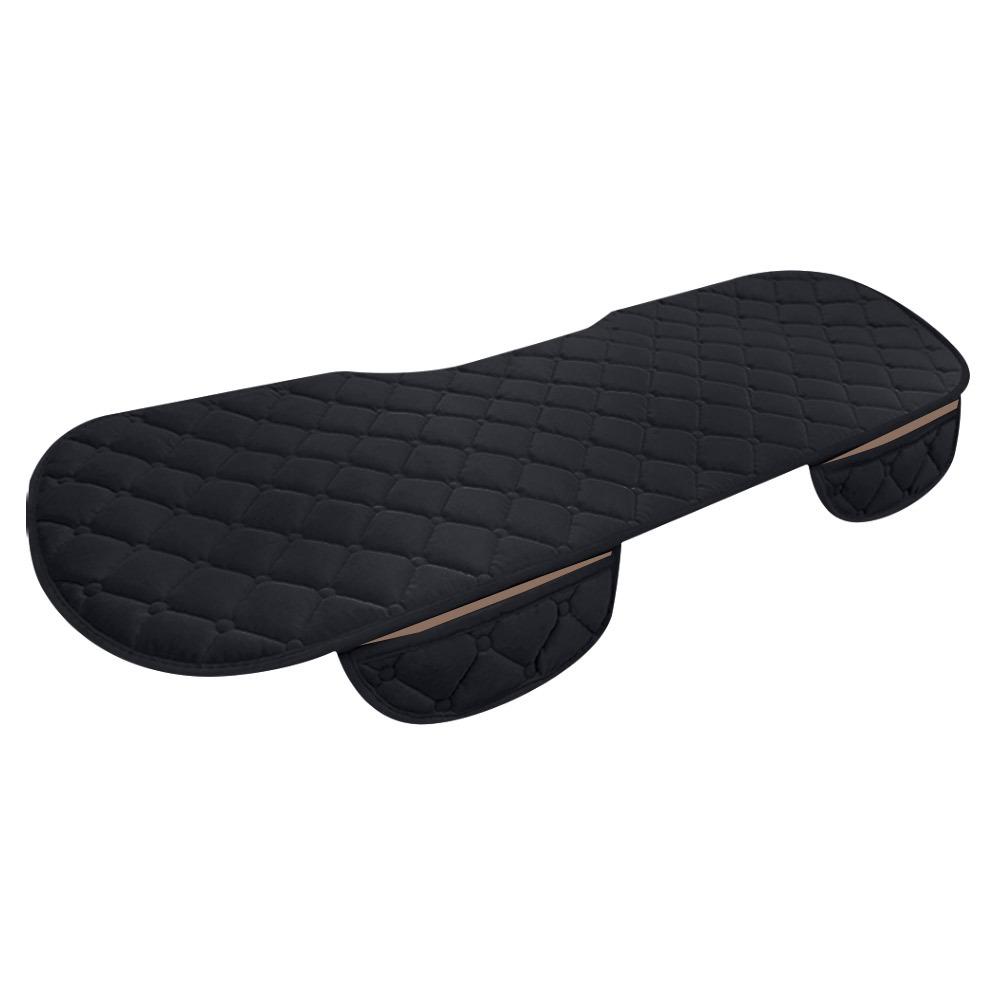 Non Slide Rear Seat Cover Velvet Auto Protector Mat Pad New Rear Flocking Cloth Cushion  Winter