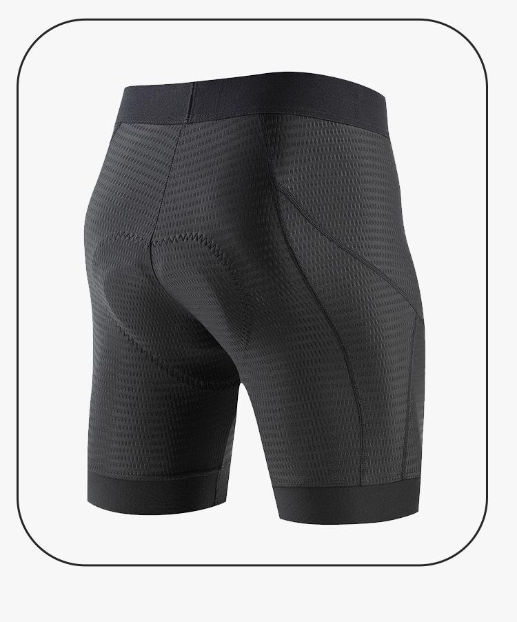 Quick-Dry Breathable Cycling Shorts with Double Arrow Cushion and Sponge Pad