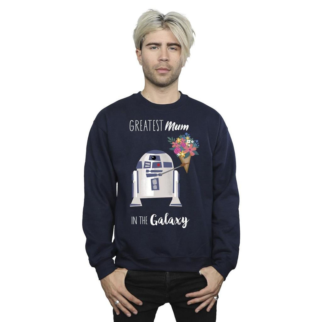 Star Wars Mens R2D2 Greatest Mum Sweatshirt