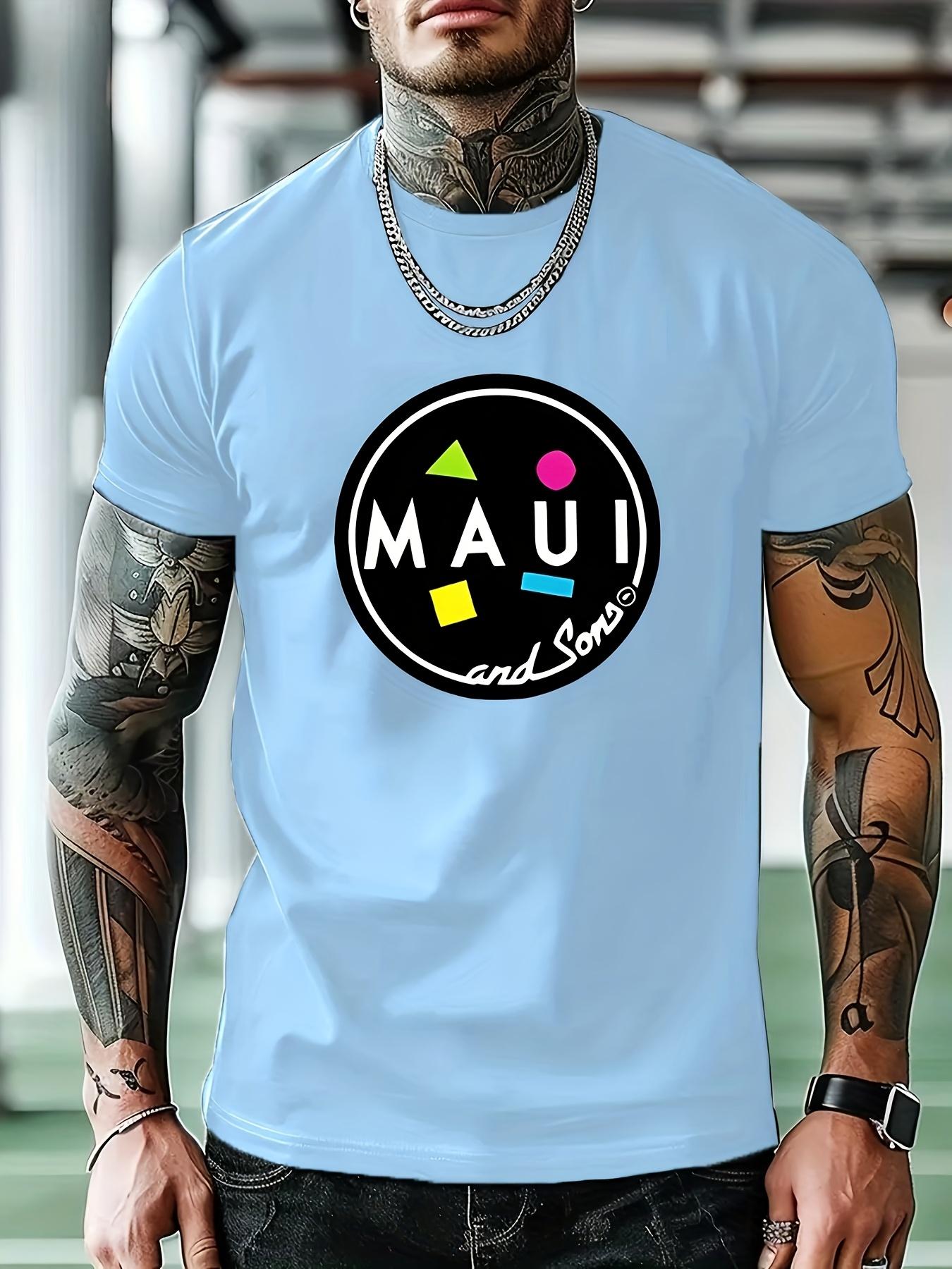 Casual Athletic Tshirt with Maui and Sons Graphic Print -... XL