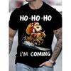 2026 Merry Christmas Santa Claus 3D Print Men Anime T Shirt Fashion Casual Manga Short Sleeve Xmsa Children Unisex Tee Y2k Tops