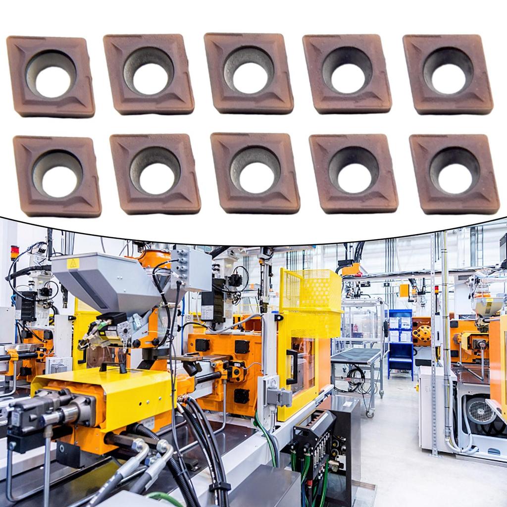 10PCS CCMT060208 CCMT21.52 VP15TF Indexable Carbide Turning Inserts