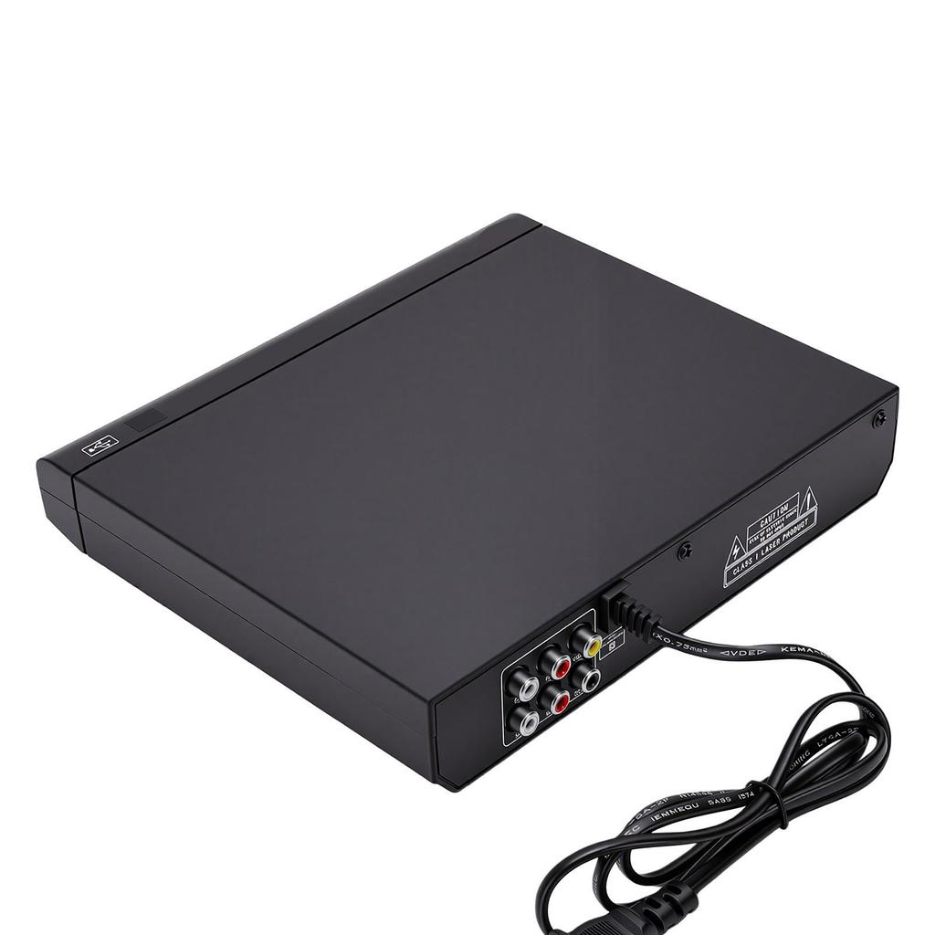 All Region DVD Player LED Digital Display 1080P HD Compact USB CD MP3 Player with AV Cable Remote Control Support PAL