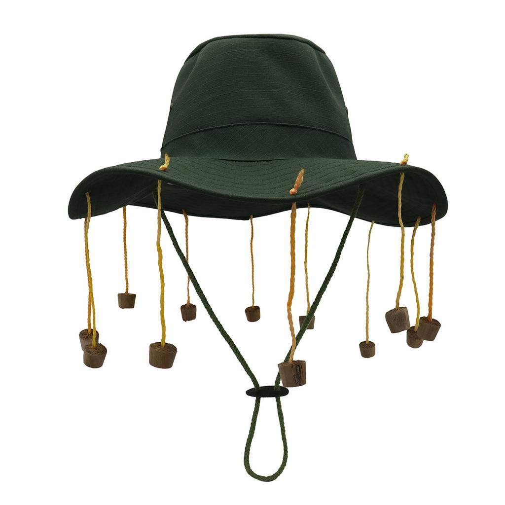 2025 Neuer Winddichter Australischer Hut mit Kork-Kopfschutzkappen Ausgefallener Stil Mode Modisch Outdoor Kleiderhüte Sonnenhut 59/61 Yard