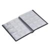Coin Collection Album PVC Wear Resistant Lightweight Portable Coin Holder Book for Collectors Blue