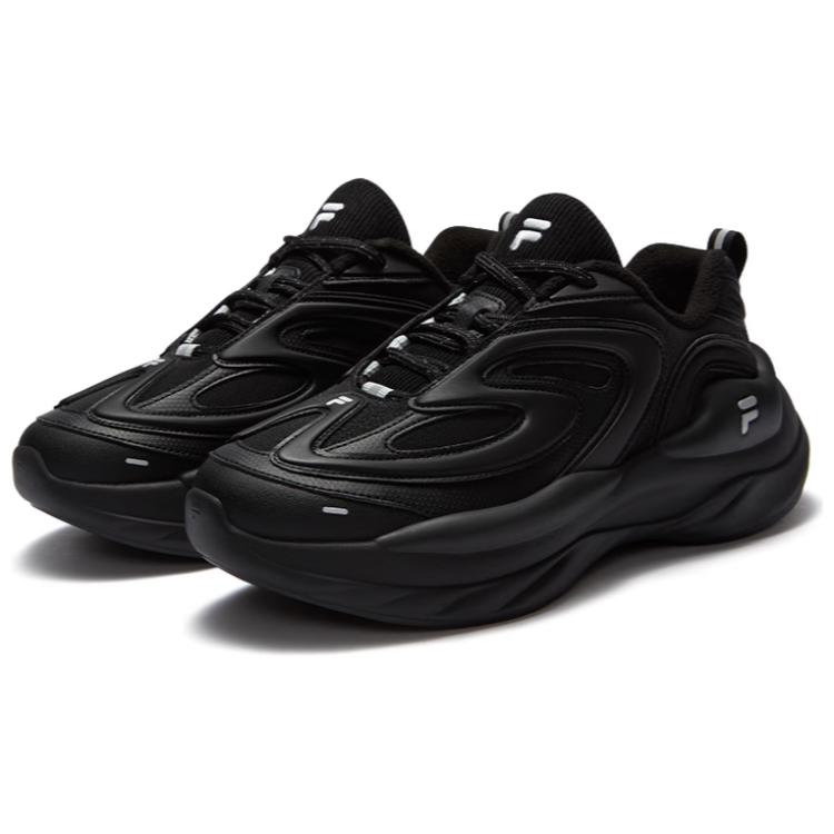 Fila Fusion Buzzard Meteor Shoes Fashion Comfortable Warm Increased Height Low Top Dad Shoes Men sneaker Black T12M441121FAT