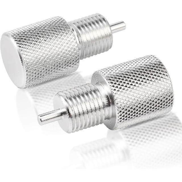 Blueshyhall 2PCS Brake Proportioning Valve Bleeder Tool Silver, GM Brake Proportioning Valve Bleeding Tool Compatible with Disc/Disc & Disc/Drum PV2 серебряный