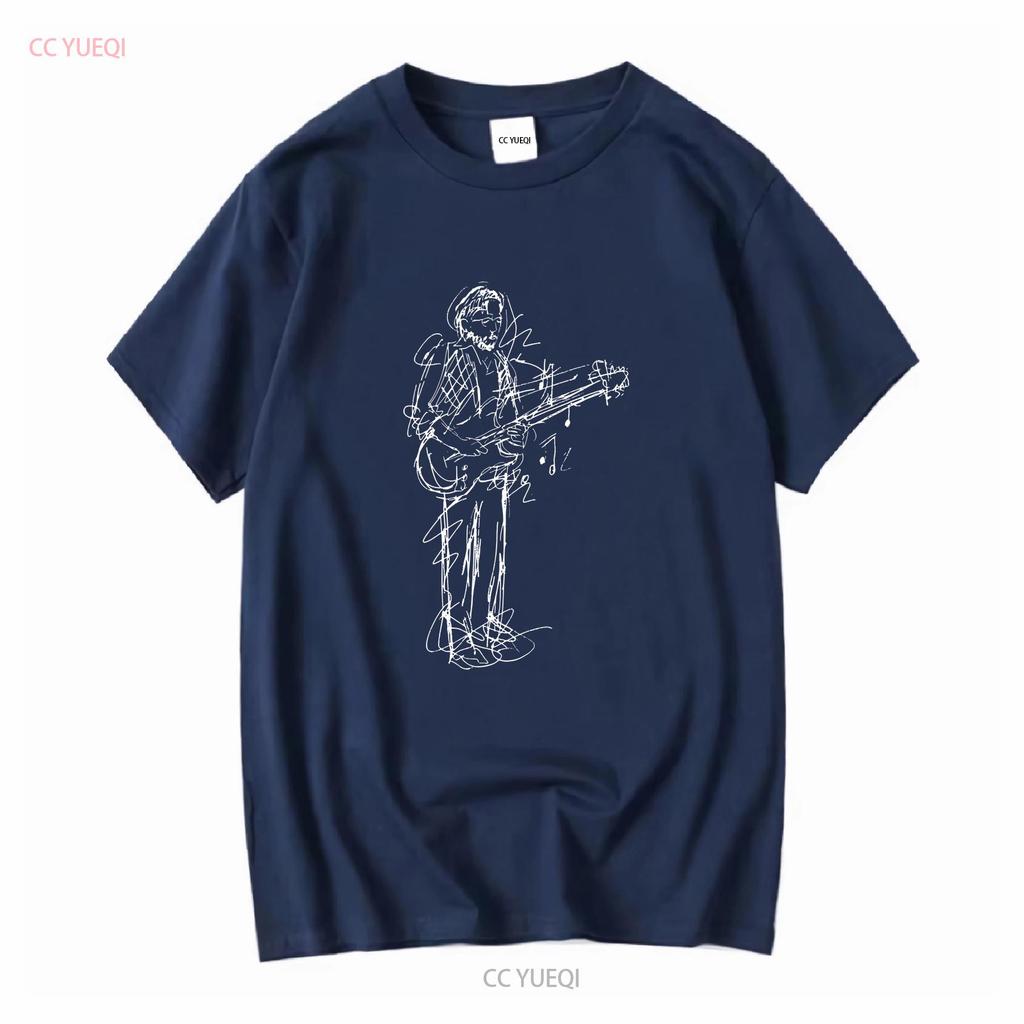 Eric Clapton Rock T Shirt Mens s for men Fairwear Approved Cotton long or short sleeves vintage Washed Breathable Stretched