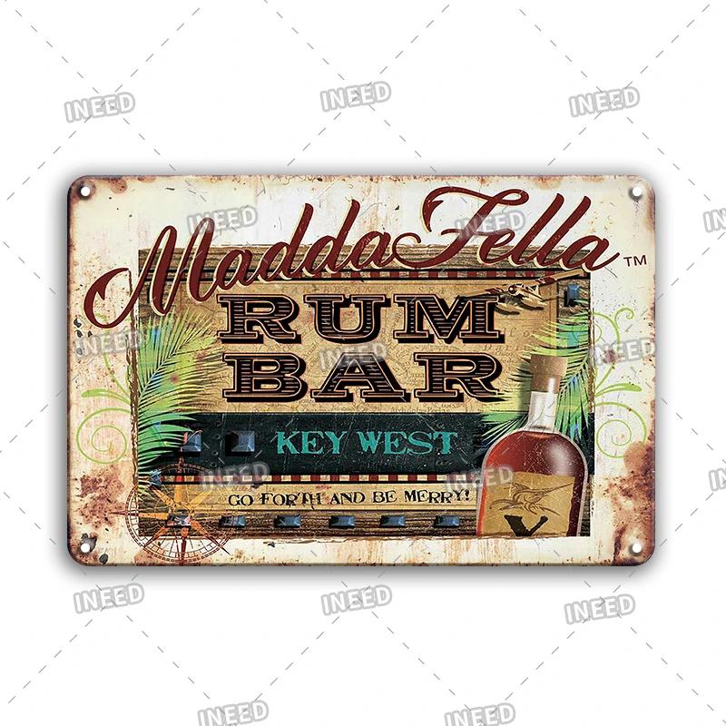 Funny Aloha Tiki Bar Tin Sign, Vintage Beach Bar, Pub Art, Wall Decor, Metal Plate, Retro Hawaii Beauty, Iron Painting Signs