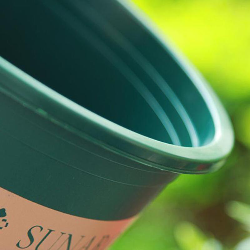 4 Rozmiary Dostępne/Donica Galonowa Okrągła/Zagęszczona Zielona Doniczka do Kontroli Korzeni/Donica z Żywicy Plastikowej/Donica Ogrodowa na Balkon