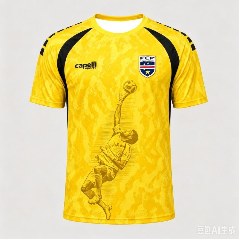 2026 Cabo Verde Vozinha Nº 1 Portero Camiseta de Fútbol Verano Deportes Camiseta para Hombre Ropa Camiseta Mujer Maillot de Ciclismo