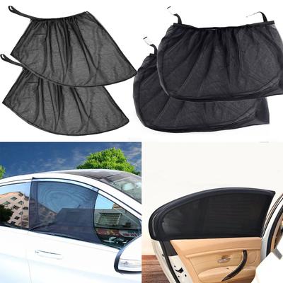 2 Stück Auto Fenster Fliegengitter Türabdeckungen Vorne/Hinten Seitenfenster UV Sonnenschutz Abdeckung Schatten Netz Auto Moskitonetz Für Baby Kind Camping
