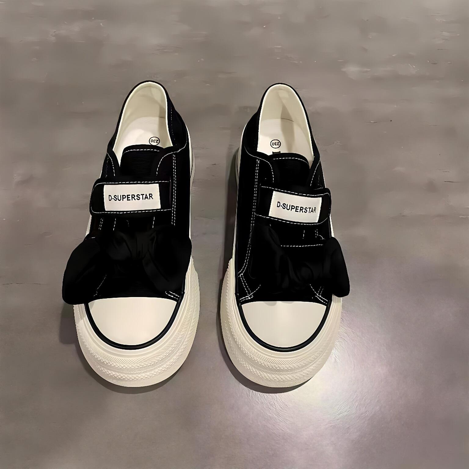 

Black canvas shoes women s 2025 autumn new thin breathable can step on half slippers children s platform casual board shoes 40
