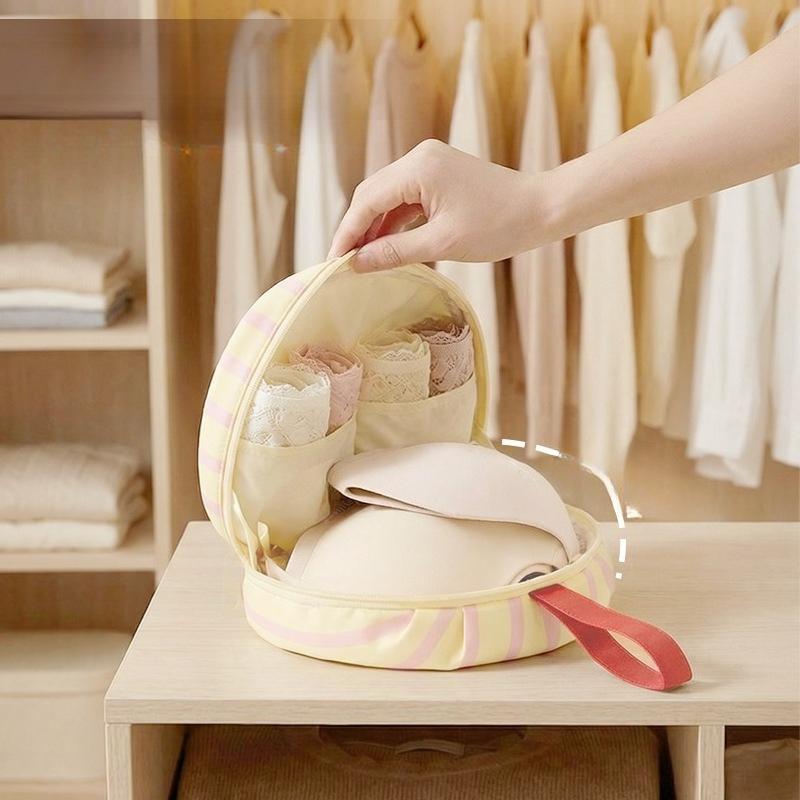 Underwear Storage Bag: Travel Portable Panty and Socks Storage Bag 1-in-1 Travel Wear for Intimate Clothing