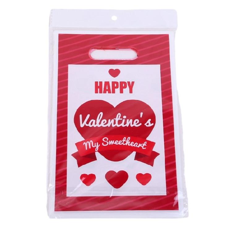 Valentine's Day Treat Bags Storage Organizers for Parties and Celebrations-50pcs