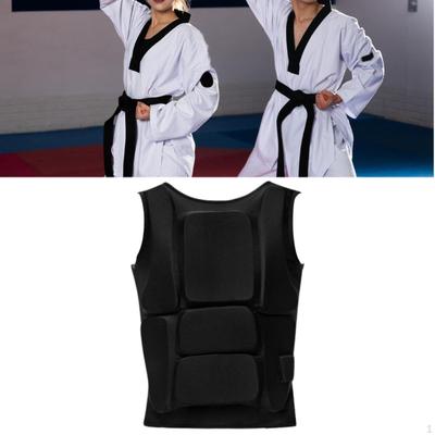 Karate Borstbeschermer Ribbescherming Comfortabele Lichaamsbescherming Taekwondo voor Kickboksen